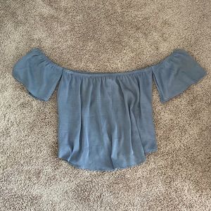 American Eagle Flowy Off the Shoulder Top